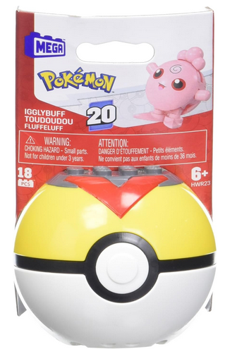 Mega Pokemon Igglybuff Pokeball Construx Series 20