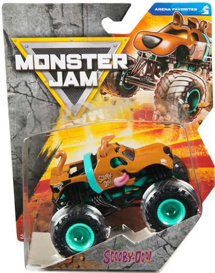 Monster Jam, Official Scooby-Doo Monster Truck, Die-Cast Vehicle, 1:64 Scale, Kids Toys for Boys Ages 3 and up