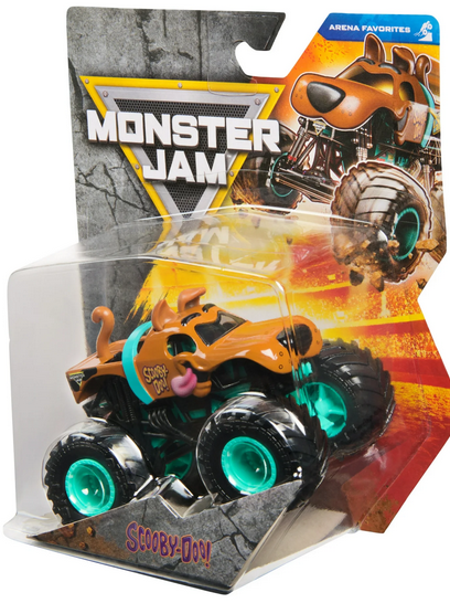 Monster Jam, Official Scooby-Doo Monster Truck, Die-Cast Vehicle, 1:64 Scale, Kids Toys for Boys Ages 3 and up