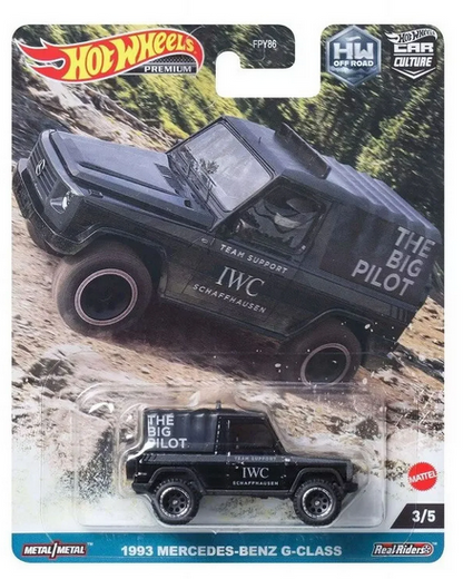 Hot Wheels Car Culture 1993 Mercedes Benz G-Class Hot Wheels Off Road 3/5 2023