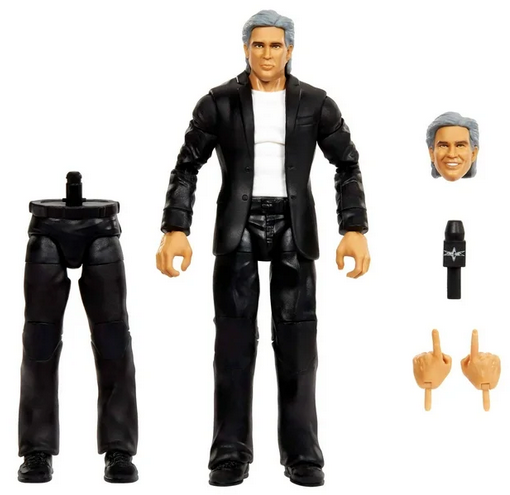 WWE Monday Night War Elite Collection Eric Bischoff Action Figure & Accessories 6-inch Set
