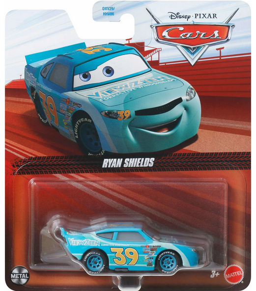 Disney and Pixar Cars RYAN SHIELDS 1:55 Scale Die-Cast Vehicles