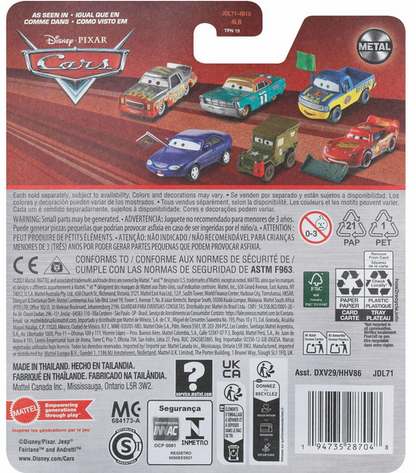 Disney and Pixar Cars RYAN SHIELDS 1:55 Scale Die-Cast Vehicles