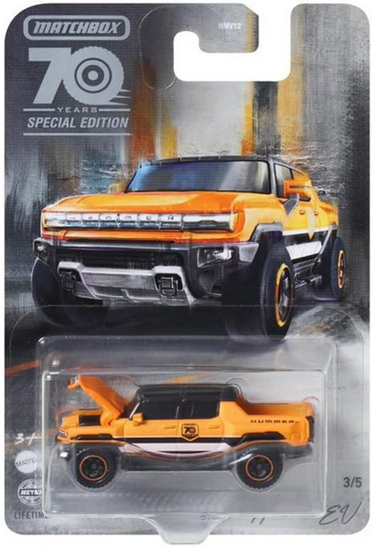 Matchbox 70th Anniversary 2022 Hummer EV Diecast Car
