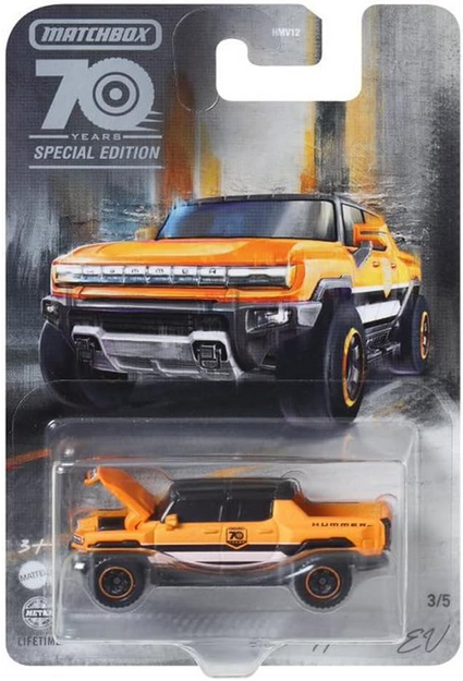 Matchbox 70th Anniversary 2022 Hummer EV Diecast Car