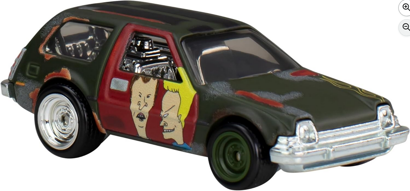 Hot Wheels Premium '77 Packin' Pacer Beavis and Butt-Head Pop Culture