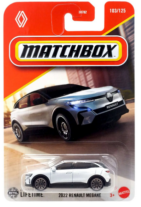 Matchbox 2022 Renault Megane Diecast Car (White)