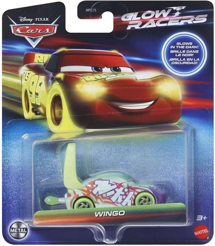 Disney Cars Glow Racers Wingo with Flames