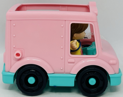 Fisher-Price Little People Toddler Toys Ice Cream Truck Push-Along Vehicle