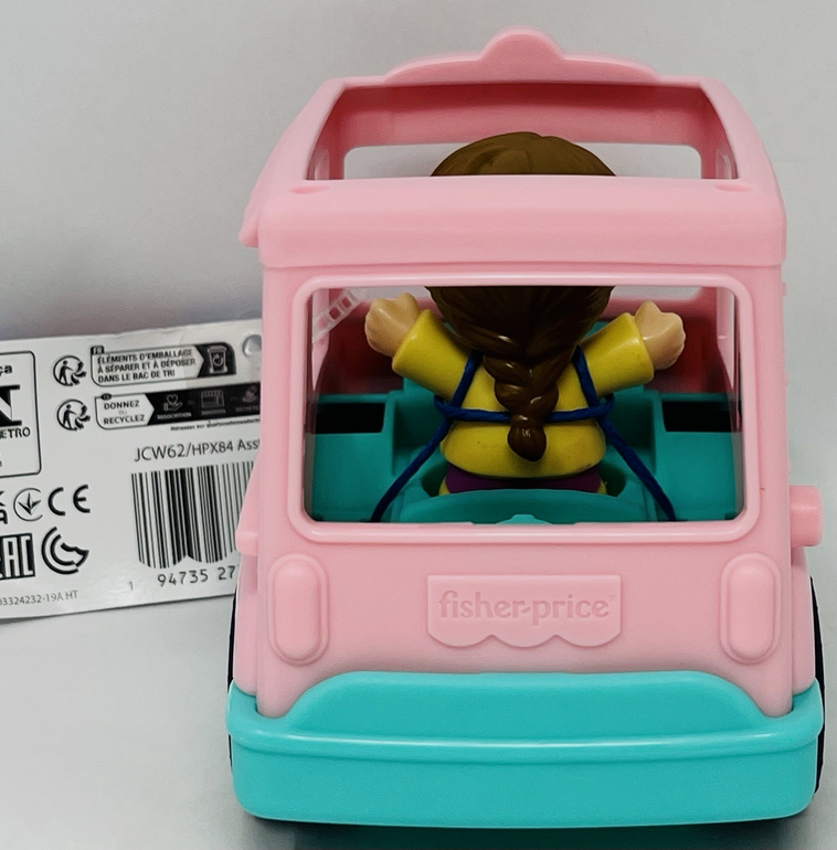 Fisher-Price Little People Toddler Toys Ice Cream Truck Push-Along Vehicle