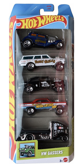 Hot Wheels HW Gassers 5 Pack 3+ Years