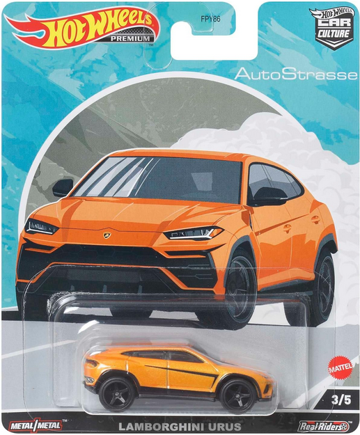 Hot Wheels Premium Lamborghini Urus Auto Strasse 3/5 Scale 1/64