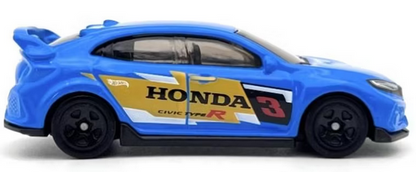 Hot Wheels 2018 Honda Civic Typer R Blue Then and Now New 2025