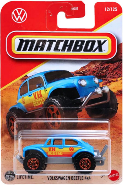 Matchbox Volkswagen Beetle 4x4 Blue 1:64 Scale
