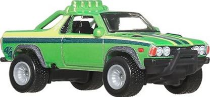 Hot Wheels Premium Car Culture Collectible Subaru B.R.A.T. Toy Car, 1:64 Scale Off Road Vehicle with Real Riders Tires