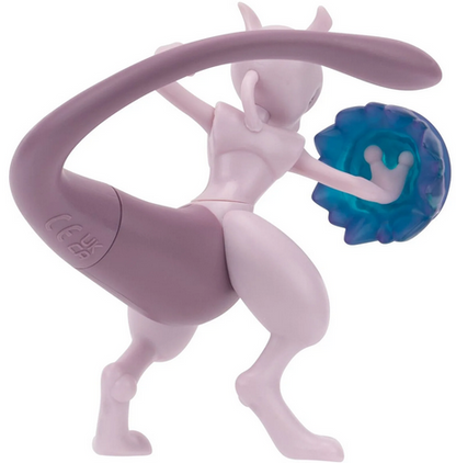 POKEMON MEWTWO BATTLE FEATURE FIGURE - 4.5-Inch Mewtwo Battle Figure with Psychic Blast Launcher