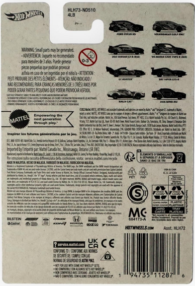 Hot Wheels Neon Speeders Ford Focus RS 1/8 1:64 Scale  Diecast