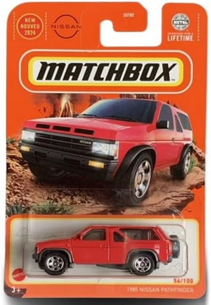 Matchbox 1985 Nissan Pathfinder Red Diecast Car, 54/100