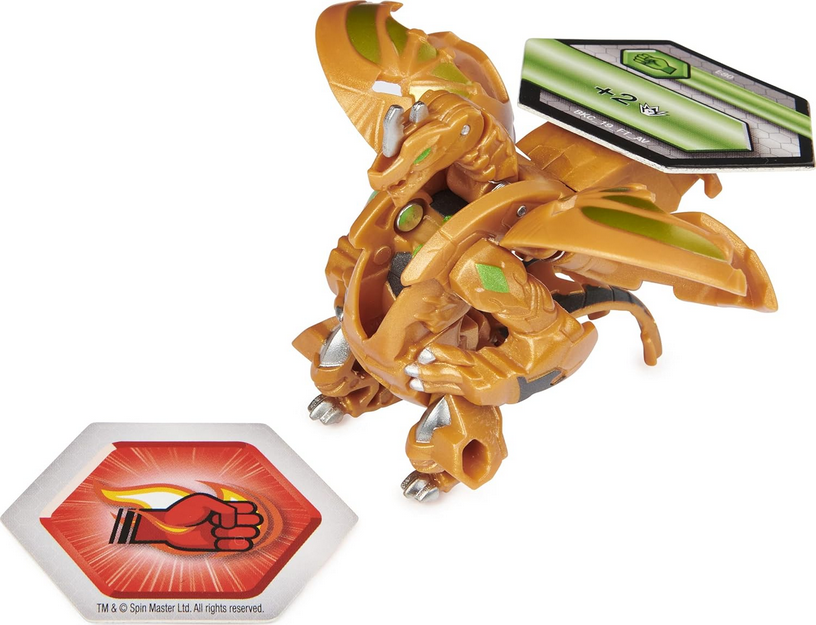 Bakugan Ultra, Dragonoid, 3-inch Tall Geogan Rising Collectible Action Figure and Trading Card