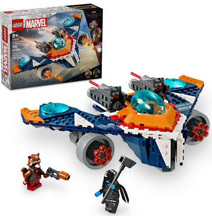 LEGO Marvel Rocket’s Warbird vs. Ronan 76278, Buildable Super Hero Spaceship Toy for Kids, Guardians of the Galaxy Gift for Marvel Fans, Building Toy for Kids, Boys and Girls Aged 8 and Up