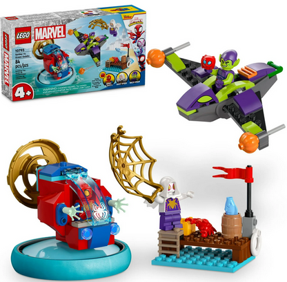 LEGO 10793 Marvel Spidey vs. Green Goblin, Super Hero Toy with Green Goblin Figure, Marvel Toy for Young Super Hero Fans, Spider-Man Toy for 4-6 Year Old Kids