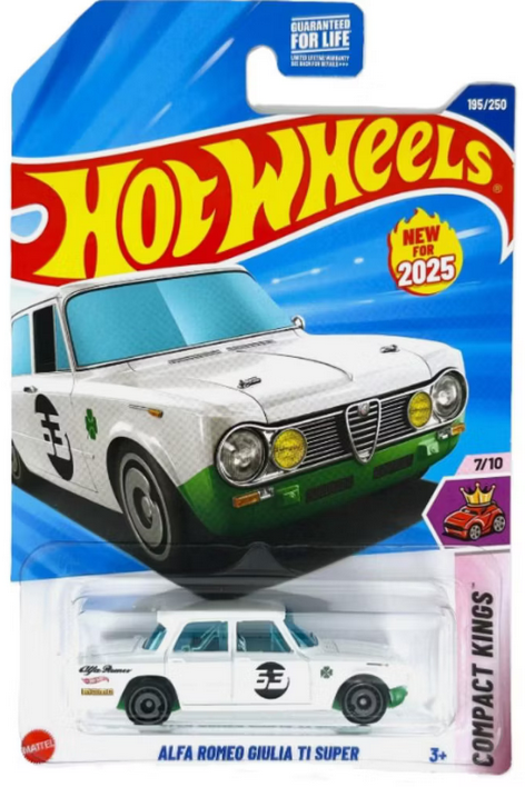 Hot Wheels Alfa Romeo Giulia TI Super 195/250 Compact Kings 7/10 2025