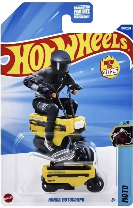Hot Wheels Honda MotoCompo (Yellow) 181/250 Moto 3/5 New 2025