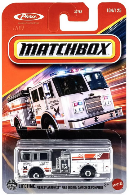 Matchbox Pierce Arrow XT Fire Engine 104/125