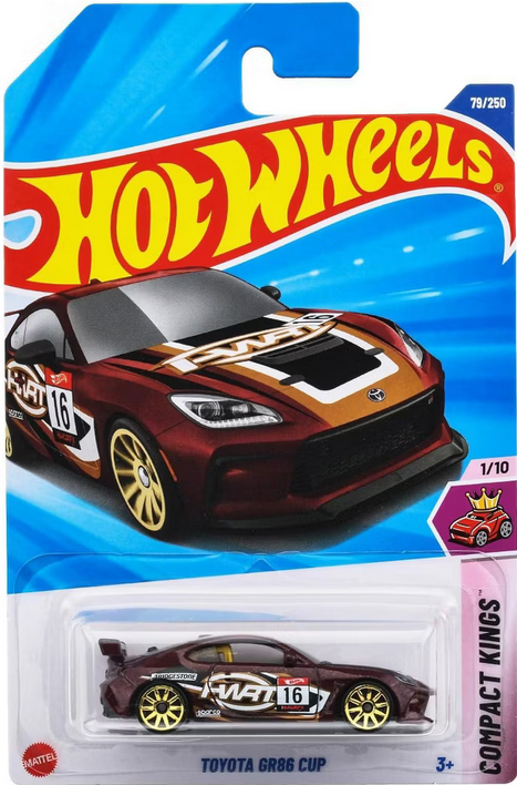 Hot Wheels Toyota GR86 Cup 79/250 Compact Kings 1/10