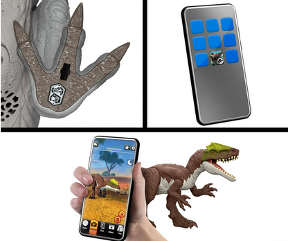 Jurassic World Rebirth Zuniceratops Strike Attack Dinosaur Toy with Single Strike Action, Authentic & Posable