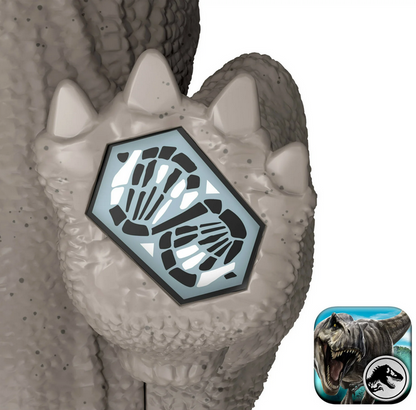 Jurassic World Rebirth Zuniceratops Strike Attack Dinosaur Toy with Single Strike Action, Authentic & Posable