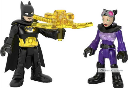 Imaginext Fisher-Price Imaginext DC Super Friends Batman & Catwoman Action Figure Set
