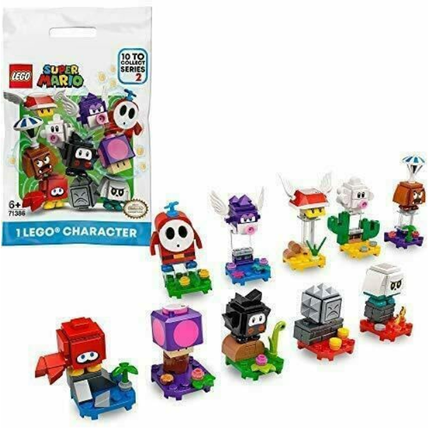LEGO Super Mario Character Packs – Series 2 (71386) Building Kit (1 of 10 to Collect), Collectible Toys for Creative Kids to Enhance Interactive Play, New 2020