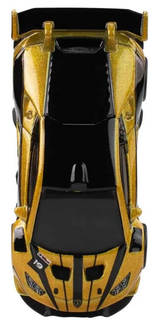 Hot Wheels Premium Pop Culture Gran Turismo Lamborghini Huracán LP 620-2 Super Trofeo 1:64 Scale Die-Cast Car, Metal Body & Real Riders Tires, Collector Vehicle JBL75