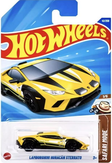 Hot Wheels Lamborghini Hurucan Sterrato [Yellow] Safari Mode 1/5, 41/250