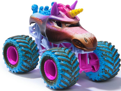 Monster Jam Mud Blasters Sparkle Smash Color Change Series 2 1:64 Scale Diecast Monster Truck Sparkle Smash