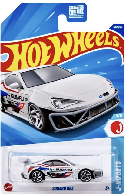 Hot Wheels Subaru BRZ J-Import White