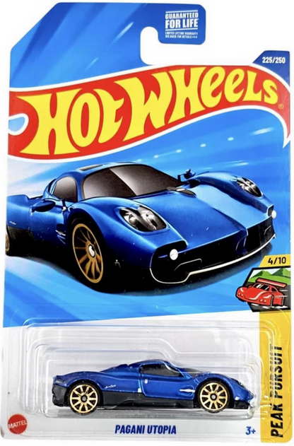 Hot Wheels Pagani Utopia Blue 225/250 4/10Peak Persuit