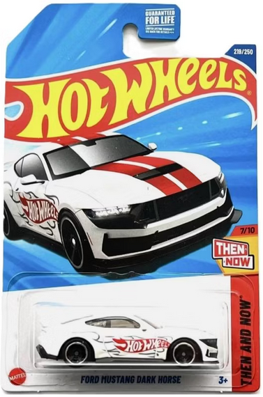Hot Wheels Ford Mustang Dark Horse 219/250  Then and Now 7/10
