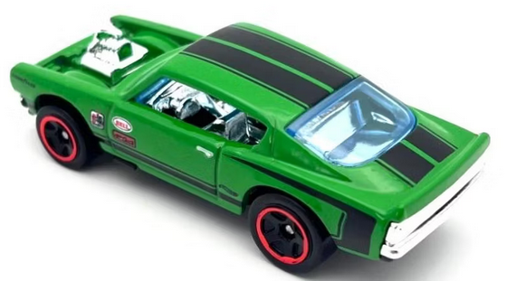 Hot Wheels King Kuda Green 217/250 Muscle Mania 6/10
