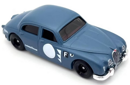 Hot Wheels Jaguar MK1 Gray/Blue 75/250 Race Day 2/10