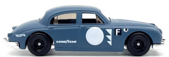 Hot Wheels Jaguar MK1 Gray/Blue 75/250 Race Day 2/10