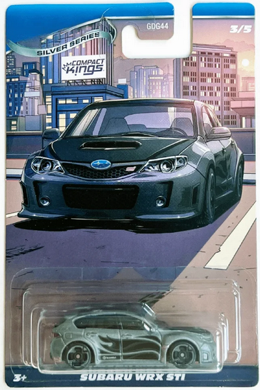 Hot Wheels Sliver Series Compact Kings #3 Subaru WRX STI 3/5