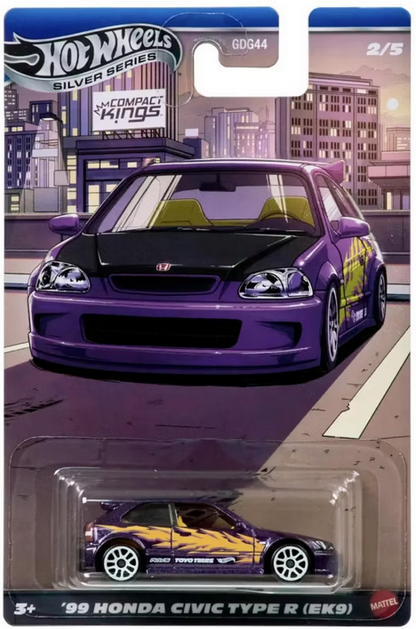 Hot Wheels Silver Series 1999 Honda Civic Type R EK9 2/5 Compact Kings