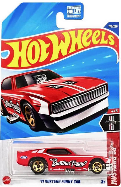 Hot Wheels 1971 Ford Mustang Funny Car 175/250 Mustang 60th 4/5