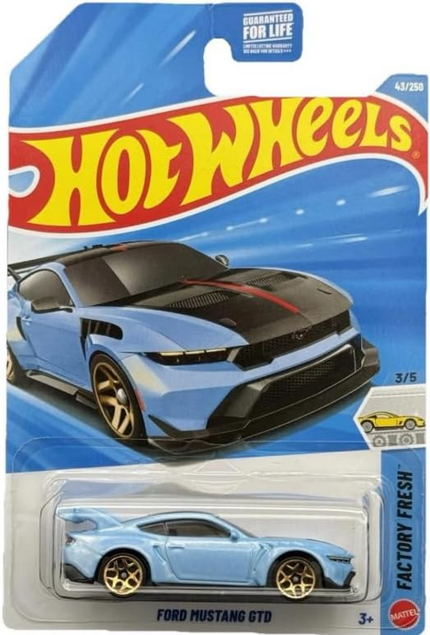 Hot Wheels Ford Mustang GTD [Gulf Blue] 43/250 Factory Fresh 3/5 1:64 Scale Diecast