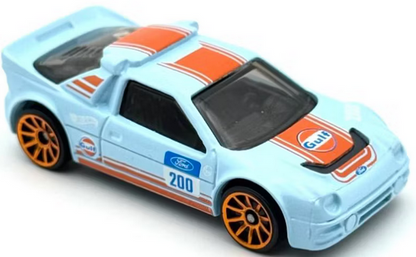 HOT WHEELS FORD RS200 GULF 247/250 PEAK PURSUIT 9/10