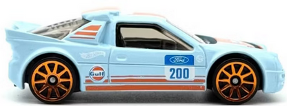 HOT WHEELS FORD RS200 GULF 247/250 PEAK PURSUIT 9/10