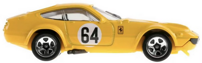 Hot Wheels Ferrari 365 GTB4 Competizione Yellow 222/250 Race Day 10/10