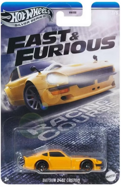 Hot Wheels Silver Series Fast & Furious Datsun 240Z Racing Course